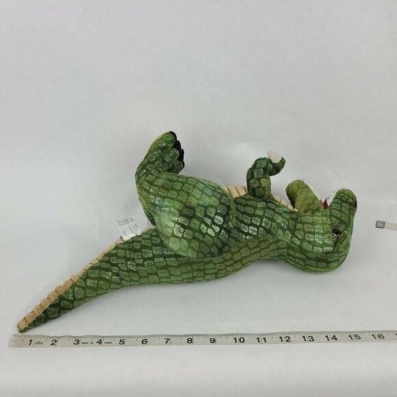 Fiesta T-Rex Plush Dinosaur Tyrannosaurus Rex Green Stuffed Animal Toy Lizard - Picture 10 of 10